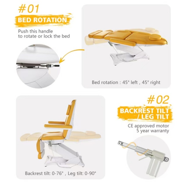 Silla de examen de cuidados de belleza 1