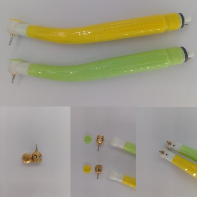 Pieza de mano dental desechable de alta velocidad de cabeza limpia