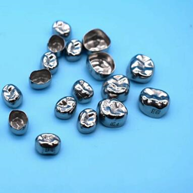 Kid Metal Crown Accesorios de ortodoncia dental para niños.