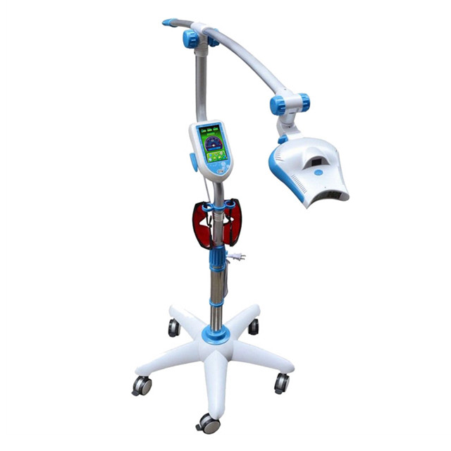 Máquina dental portátil para blanquear los dientes con pantalla táctil