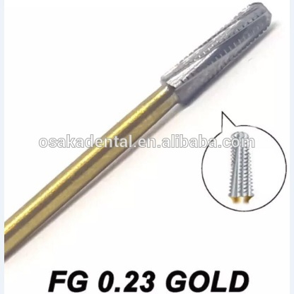 Fresas de carburo de titanio dorado FG dental 856-023 / 856-016