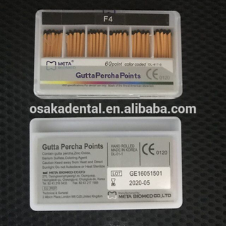 Puntos dentales F1-F5 Gutta Percha