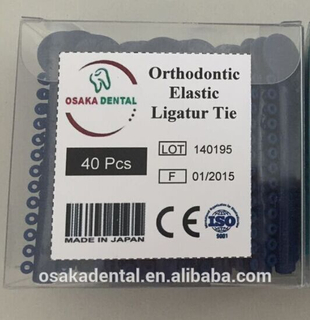 Lazo de ligadura elástica de ortodoncia dental de hermosos colores con CE