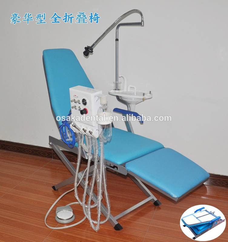 Modelo de lujo fácil plegable silla dental portátil osakadental