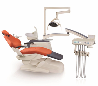Silla dental inteligente de venta caliente con unidad dental de 9 memorias para clínica dental