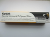 Película de rayos X Kodak Dental D Speed/película de rayos X intraoral Dental/película de rayos X Carestream D-speed tamaño 1