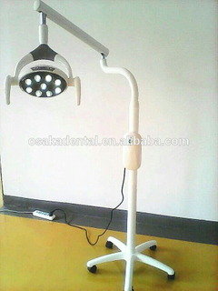 Lámpara Led Dental de alta calidad con 9 bombillas (podría cambiar dos colores según la temperatura)