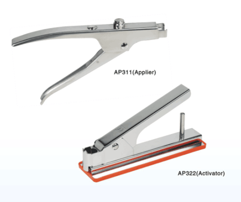 Aplicador y activador de cápsulas de amalgama dental de tipo compatible