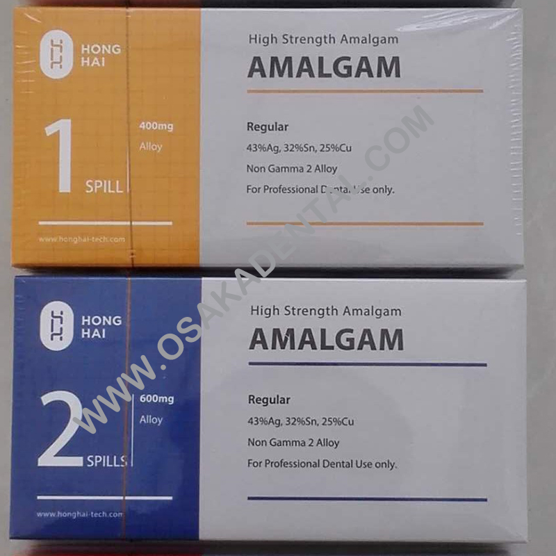 OSA-Capsule- 4 cápsulas de amalgama dental de alta resistencia Osakadental 1 Derrame 200mg 400mg 600mg 800mg