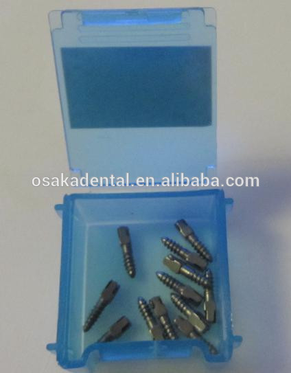 Poste dental / poste de tornillo dental de acero inoxidable / instrumento dental / taladro dental / implante dental