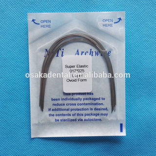 ALTA CALIDAD Ortodoncia dental Super Elastic Niti Archwire