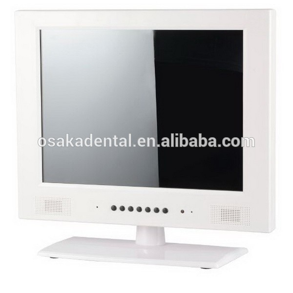 Monitor de 15 pulgadas con salida HDMI + VIDEO + USB + VGA para uso con cámara dental