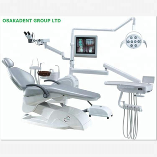 Una unidad dental económica con microscopio opcional Equipo de laboratorio dental Silla dental de alta moda