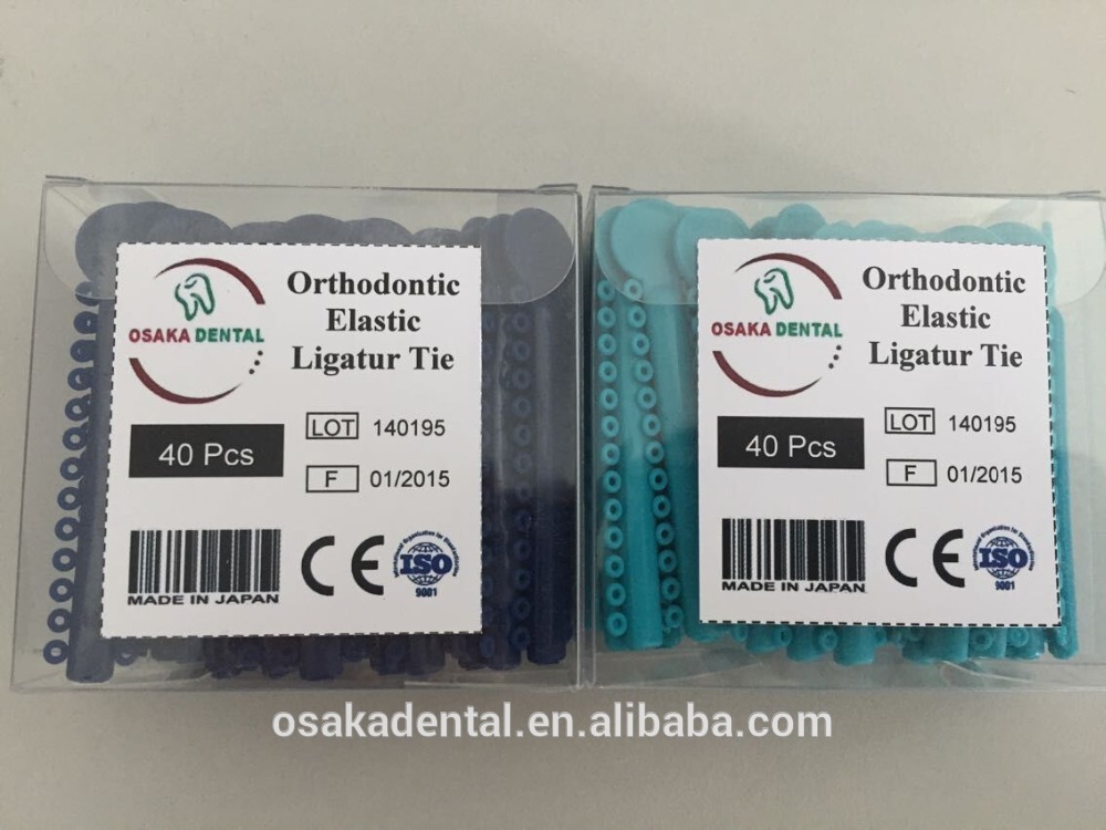Lazo de ligadura elástica de ortodoncia dental de hermosos colores con CE