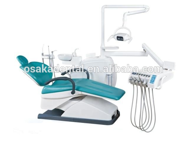 Silla dental de la unidad dental de alta calidad aprobada por CE con taburete de dentista