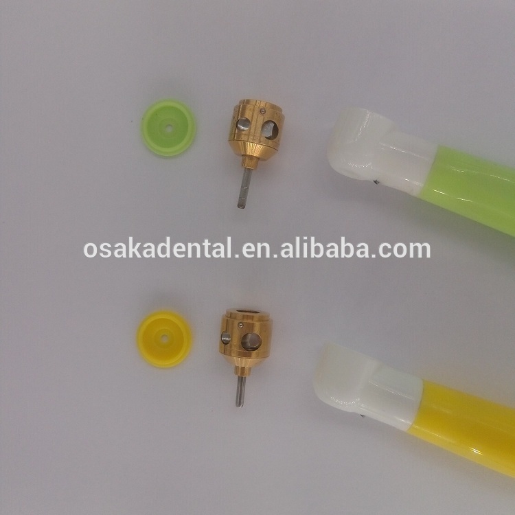 La pieza de mano de alta velocidad desechable dental antiinfección de 2 orificios / 4 orificios para pacientes individuales puede usarse en la unidad dental