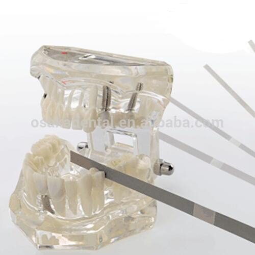 Material dental IPR Diamond Strip para uso odontológico