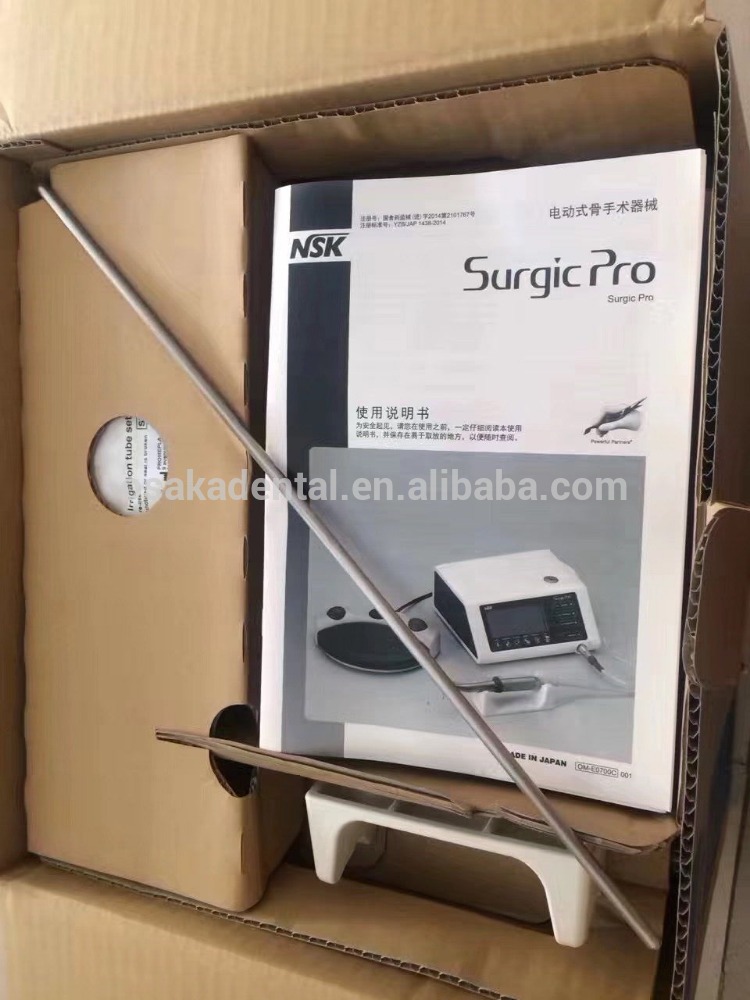 Máquina de implante Surgic Pro con luz de fibra óptica (Hecho en Japón)