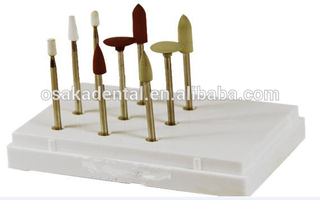 Esmalte dental Fresa Kit de pulido de dientes kit de fresa de esmalte de diamante Fresa de baja velocidad Fresa de cirugía dental HP0612