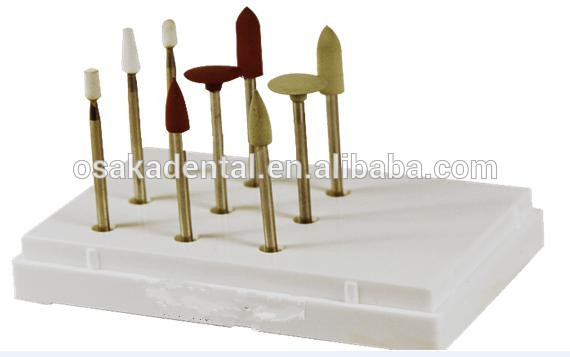 Esmalte dental Fresa Kit de pulido de dientes kit de fresa de esmalte de diamante Fresa de baja velocidad Fresa de cirugía dental HP0612