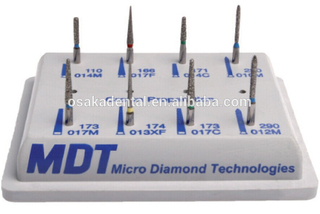 MDT Kit de fresa dental de diamante / kit de fresa dental / kit de fresa de diamante / instrumento dental