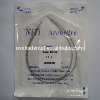 Ortodoncia dental Niti Open Spring / cierre Spring Coil