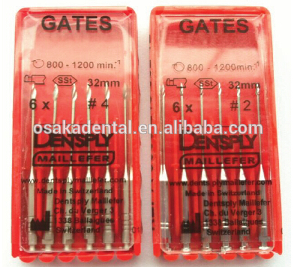 Dentsply Maillefer Gates / taladros de puertas / limas endo dentales