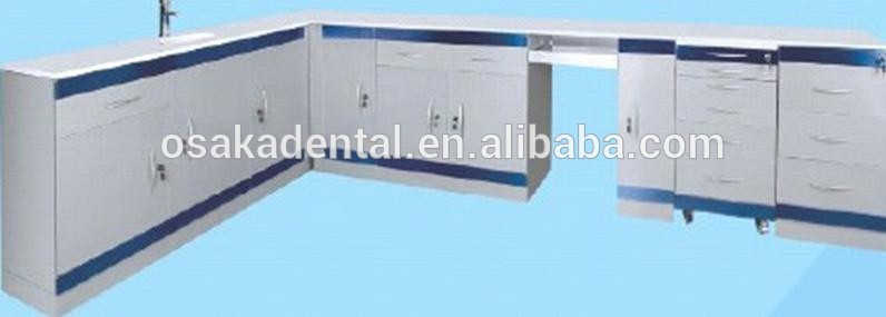 Gabinete médico de gabinete dental de acero inoxidable de alta moda con tipo de manija