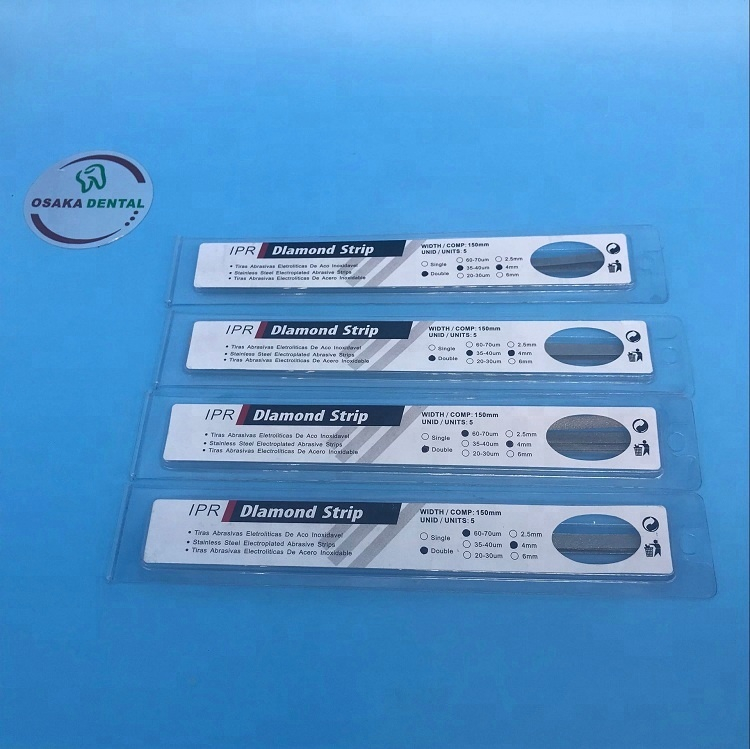 Material Dental IPR Diamond Strip para tratamiento Othodontic