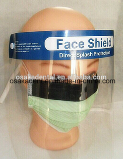 Material dental de protector facial desechable con esponja (NUEVO)