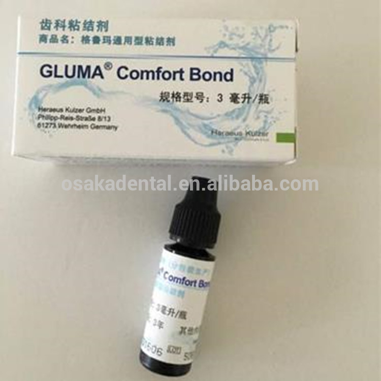 Un adhesivo dental fotopolimerizable Gluma Comfort Bond