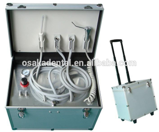 Unidad dental portátil aprobada por la CE con compresor de aire incorporado