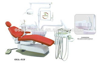 Sillón dental de alta calidad para unidades dentales con base de aluminio fundido