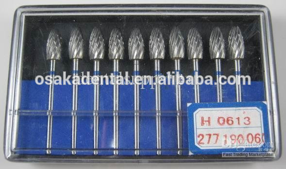 Hartmetallfraser / fresa de carburo de pulido y rectificado dental / fresa de carburo de tungsteno / OSAKA DENTAL