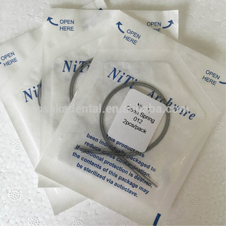 Material dental Niti Coil Open Spring para alambre de ortodoncia OSA-F730-1