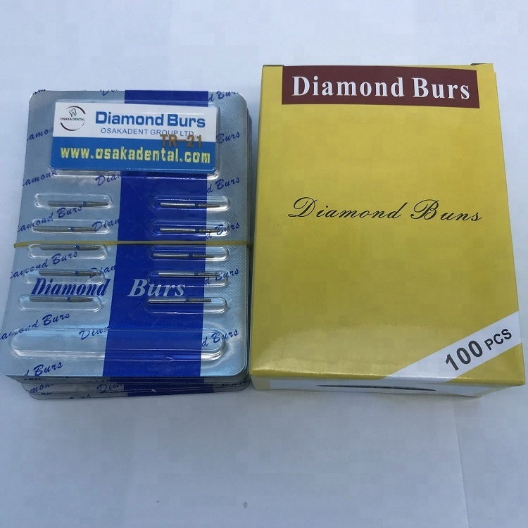 Osaka dental nuevo embalaje FG Diamond burs