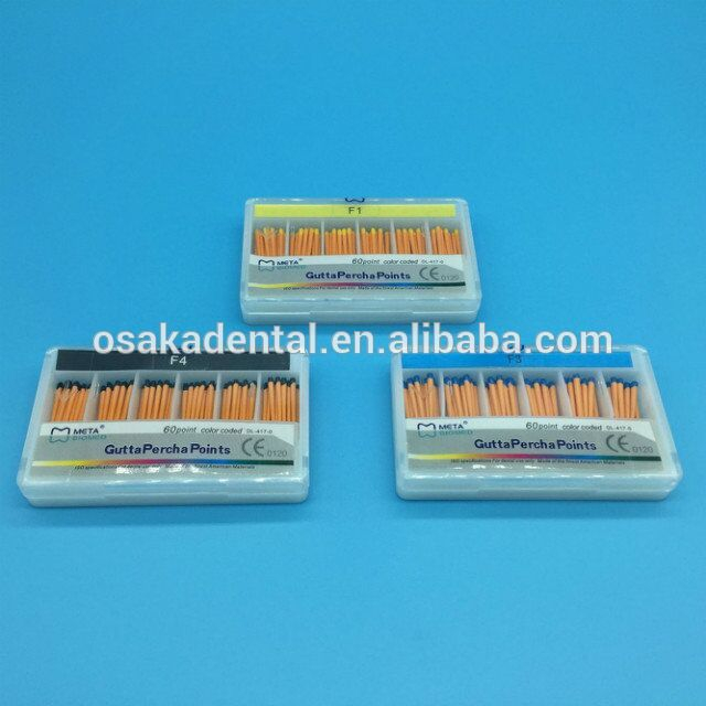 Puntos dentales F1-F5 Gutta Percha