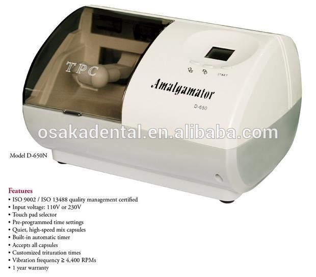 Amalgamador dental digital TPC-D650 / equipo dental / con aprobación CE