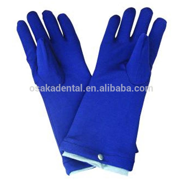 Guantes de plomo de rayos X protectores cómodos dentales