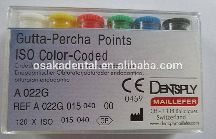 Dentsply puntos de gutapercha COLOR CODIFICADO