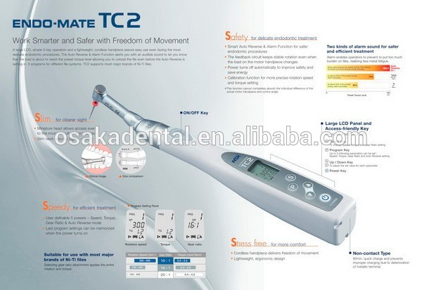 Endo Mate TC2 Inalámbrico Dental Motor Endo / Tratamiento del conducto radicular