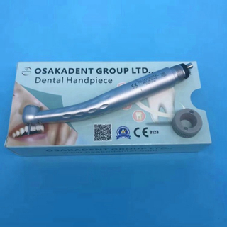 Una nueva pieza de mano dental de alta velocidad con spray de agua de 8 orificios Osakadental con luz LED