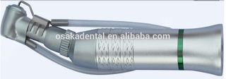 Implante dental pieza de mano de baja velocidad Tipo de botón pulsador 20: 1 Contra ángulo con tubo