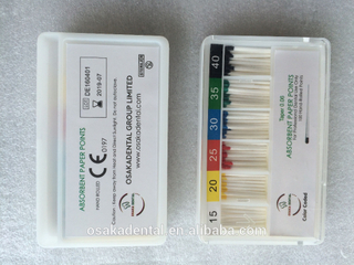 Papel absorbente Osakadental Points 06 cónico / material dental / material de ortodoncia