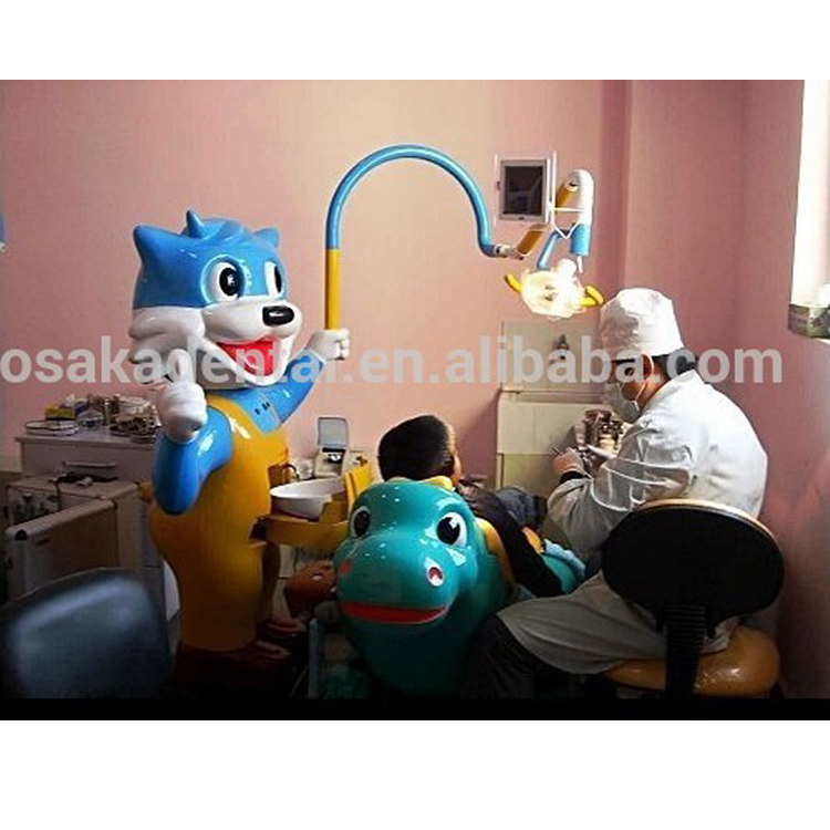 Unidad dental para niños con aprobación FDA CE, las mejores ventas, sillas dentales con taburete de dentista