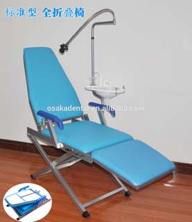 Modelo estándar de silla dental portátil plegable fácil osakadental