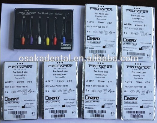 Archivos dentales Dentsply Protaper Files archivos del conducto radicular / archivos endo rotativos