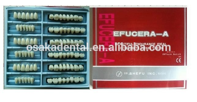 Precio más barato Precio de tres capas Dientes falsos dentales / Dientes sintéticos dentales / dentales Dientes de resina acrílica dental