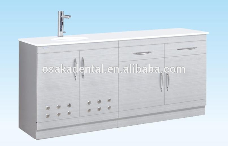 Gabinete médico de gabinete Dental de acero inoxidable de alta moda con tipo de manija