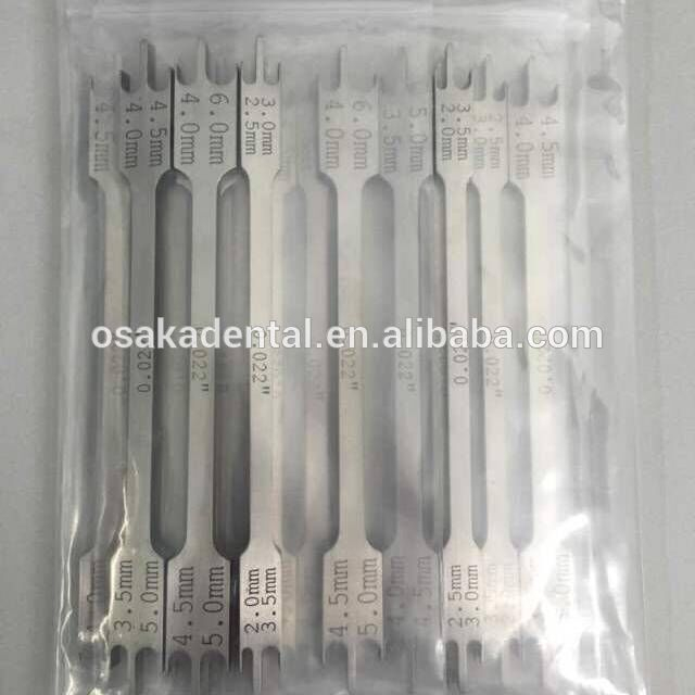 Material de ortodoncia dental / medidor de posicionamiento del soporte